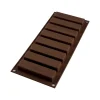 Silikomart Chocolademal Snack (8) 10x2,6x1,6cm Hot