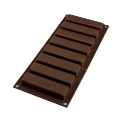 Silikomart Chocolademal Snack (8) 10x2,6x1,6cm Hot