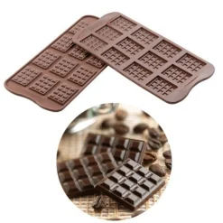 Silikomart Chocolademal Tabletjes (12x) 3,8x2,8 cm Sale