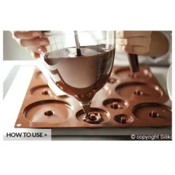Silikomart Chocolade Vormset Ei Ø305x15(h)mm** Clearance