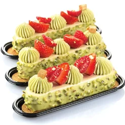 Silikomart Gebakschoteltje Eclair Zwart 14x3,2cm 100st. Best