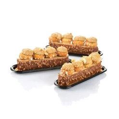 Silikomart Gebakschoteltje Eclair Zwart 14x3,2cm 100st. Best
