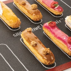 Silikomart Siliconen Bakmat Air Eclair/Soezen 58,3x38,4cm Hot