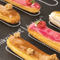 Silikomart Siliconen Bakmat Air Eclair/Soezen 58,3x38,4cm Hot