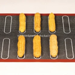 Silikomart Siliconen Bakmat Air Eclair/Soezen 58,3x38,4cm Hot