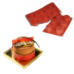 Silikomart Siliconen Bakvorm Muffin (6x) Ø6,8x3,8cm New