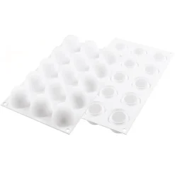 Silikomart Siliconen Bakvorm Bol (15x) Ø4,2x3,6cm Outlet