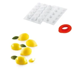Silikomart Siliconen Bakvorm Limoen (15x) 5,5cm +cutter Outlet