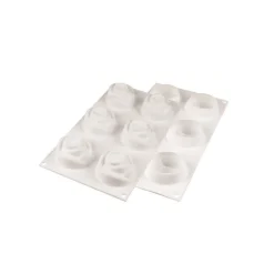 Silikomart Siliconen Bakvorm Roos (6x) Ø7x5,5cm Best