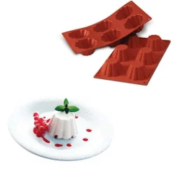 Silikomart Siliconen Bakvorm Briochette (6x) Ø7,9x3,7cm Discount
