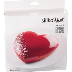 Silikomart Siliconen Bakvorm Batticuore Hart 20,5x19,8cm Discount