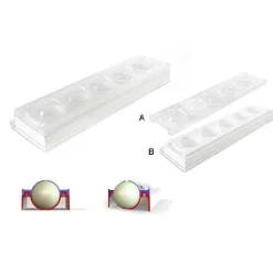 Silikomart Siliconen Bakvorm Hele Bollen (5x) Ø5,8cm Discount