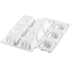 Silikomart Siliconen Bakvorm Wolk (6x) 7,1x7,1x3,4cm Hot