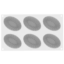 Silikomart Siliconen Bakvorm Pleincoeur Ovaal (6) 124x43mm Sale