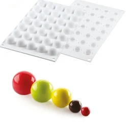 Silikomart Siliconen Bakvorm Bolletjes (35x) Ø2,2x1,9cm Outlet