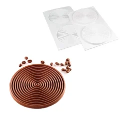 Silikomart Siliconen Bakvorm Spiraal (2x) Ø14cm Outlet