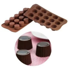 Silikomart Siliconen Bonbonvorm Rond Praline (15x) Ø30 mm Clearance