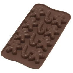Silikomart Siliconen Bonbonvorm Gingerbread (15x) 4,3x3,5cm Clearance
