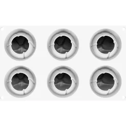 Silikomart Siliconen Vorm Atome (6x) Ø6,3x5,5cm** Hot