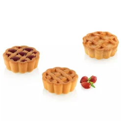 Silikomart Siliconen Vorm Crostata XS (15) Ø4,4x1,7cm Outlet