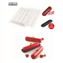 Silikomart Siliconenvorm Cylindre 12,6x2,7x2,7cm (8) Outlet