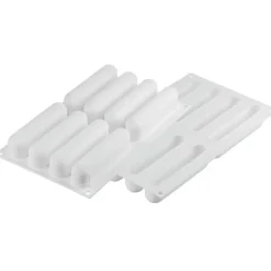Silikomart Siliconen Vorm Eclair (8) 13,5x2,8cm + Uitsteker Clearance