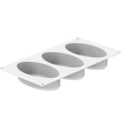 Silikomart Siliconen Vorm Ellipse (3) 14,8x7,6x4cm Sale