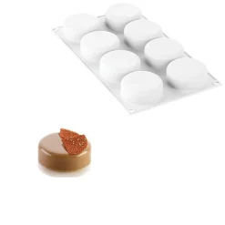 Silikomart Siliconen Vorm Essenziale (8) Ø65x25mm Online