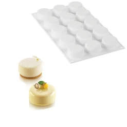 Silikomart Siliconen Vorm Essenziale (15) Ø45x20mm Clearance