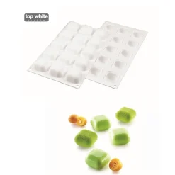 Silikomart Siliconen Vorm Gem 4x4x2,3cm (15) Best