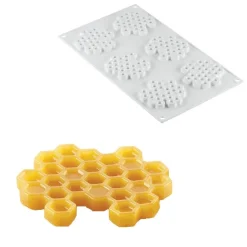 Silikomart Siliconen Vorm Honing (6) Ø74x8mm Hot