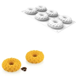 Silikomart Siliconen Vorm Kaleido (6) Ø7,5x2,5cm Best