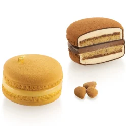 Silikomart Siliconen Vorm Macaron (8) Ø6,5cm Set/2 Outlet