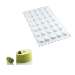 Silikomart Siliconen Vorm Micro Oval 26,5x19,5x12,5mm (35) Discount