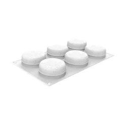 Silikomart Siliconen Vorm Neve (6) Ø7x3cm Hot