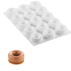Silikomart Siliconen Vorm Oblio (15x) Ø50x20(h)mm Clearance