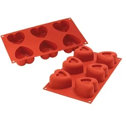 Silikomart Siliconen Vorm Pasion (6x) 69,5x72x39,5(h)mm New
