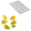 Silikomart Siliconen Vorm Quenelle (20) 44x21x20mm Outlet