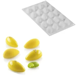 Silikomart Siliconen Vorm Quenelle (20) 44x21x20mm Outlet