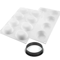 Silikomart Siliconenvorm & Taartring Set Palet Ø7cm Discount