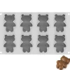 Silikomart Siliconen Vorm Teddybeer (8) 7,9x5,6x2,7cm Hot