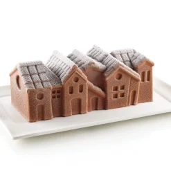 Silikomart Siliconen Vorm Winter Dorp 24x10x(h)8,2cm Best