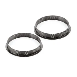 Silikomart Taartring Exoglass Geperforeerd Ø12x2cm** Outlet