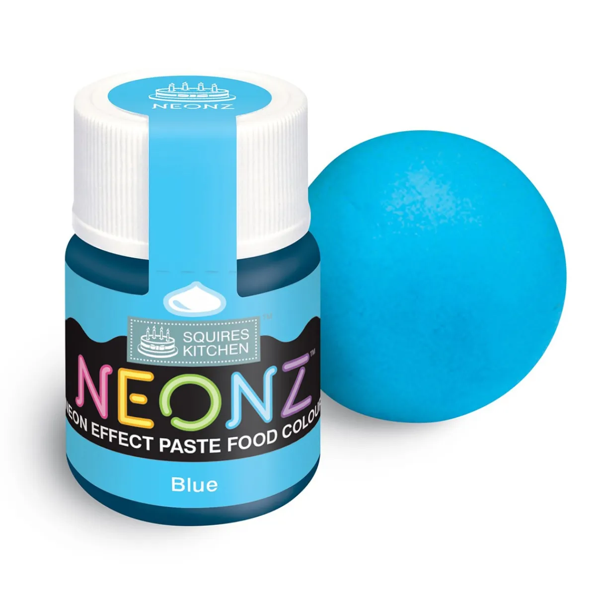 Squires Kitchen SK NEONZ Kleurstof Gel Blauw 20g Hot