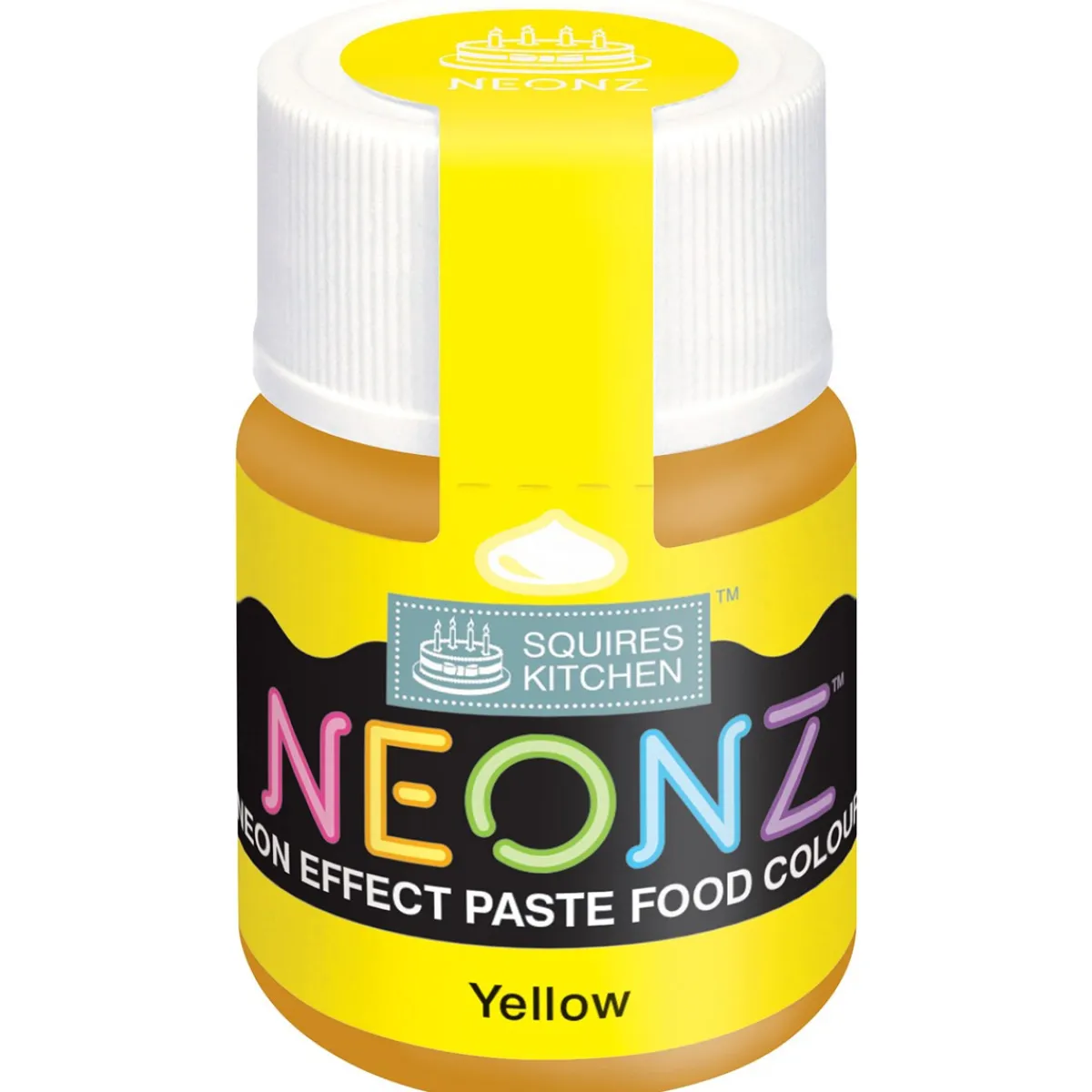 Squires Kitchen SK NEONZ Kleurstof Gel Geel 20g Online