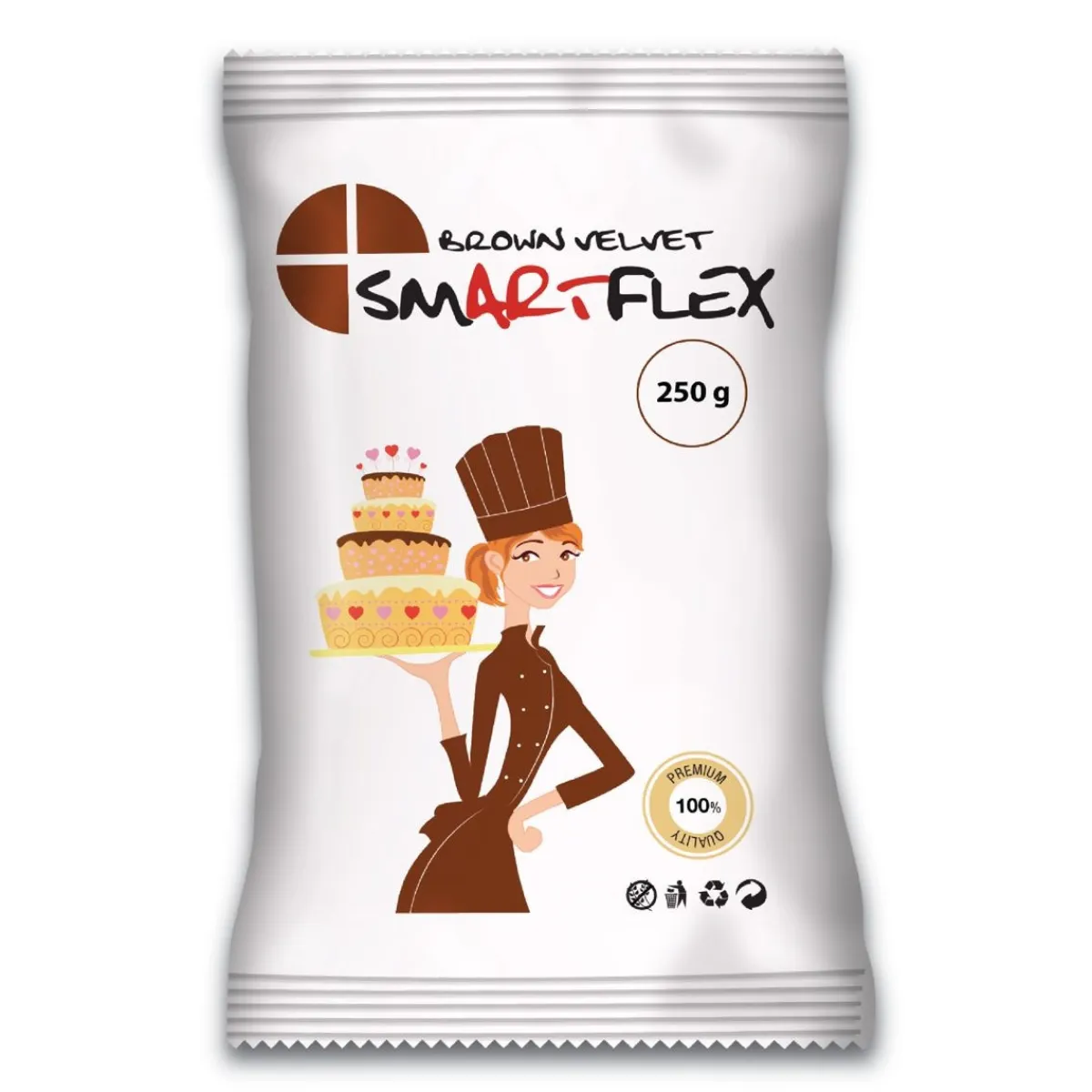 SmartFlex Fondant Bruin Velvet 250g Outlet