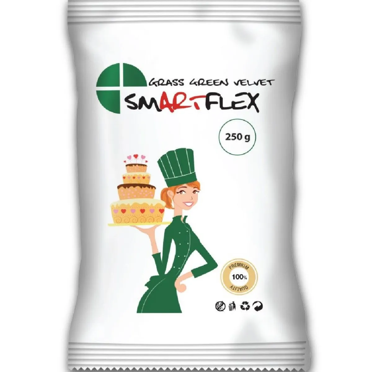SmartFlex Fondant Gras Groen Velvet 250g