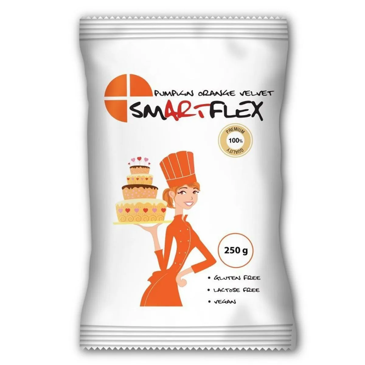 SmartFlex Fondant Pompoen Oranje Velvet 250g Online