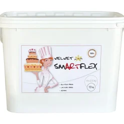 SmartFlex Fondant Wit Velvet Vanille 10kg Outlet