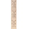 Overig Speculaasplank Drie Molens (3x) 11,5x7,5cm. Outlet